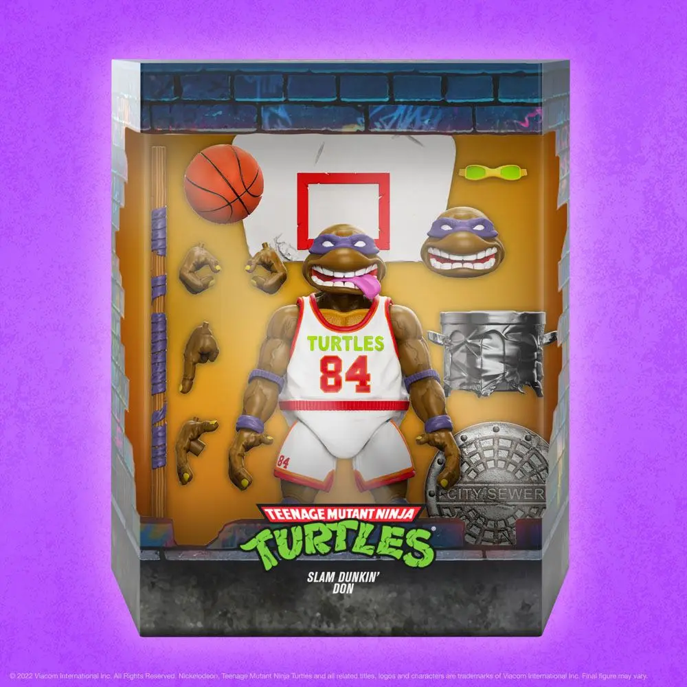 Teenage Mutant Ninja Turtles Ultimates Slam Dunkin' Don akciófigura 18 cm termékfotó