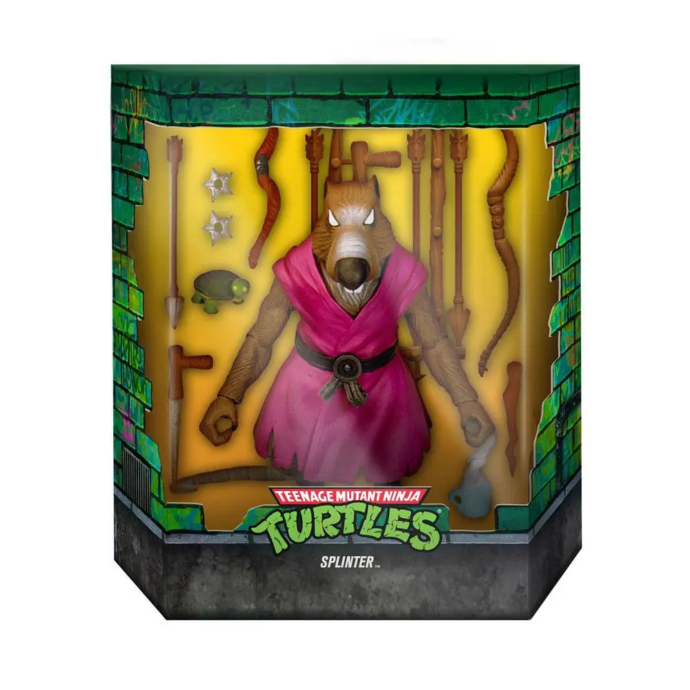 Teenage Mutant Ninja Turtles Ultimates Splinter Version 2 akciófigura 18 cm termékfotó