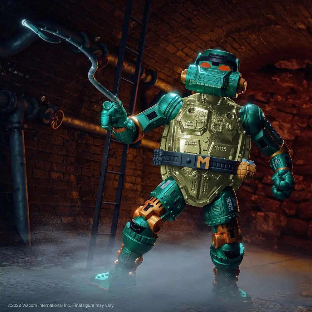 Teenage Mutant Ninja Turtles Ultimates Warrior Metalhead Michelangelo akciófigura 18 cm termékfotó