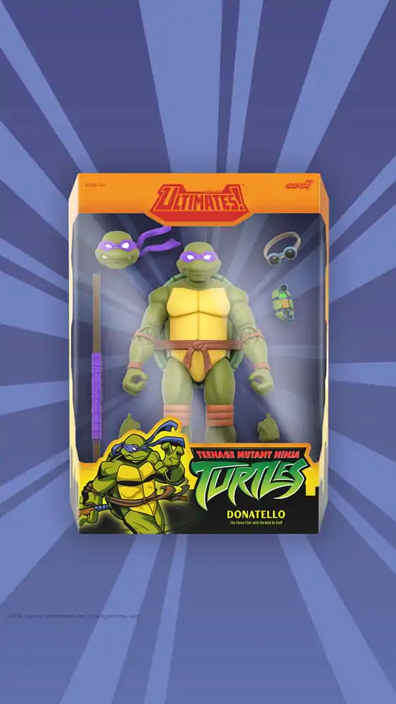 Teenage Mutant Ninja Turtles Ultimates Wave 12 Donatello akciófigura 18 cm termékfotó