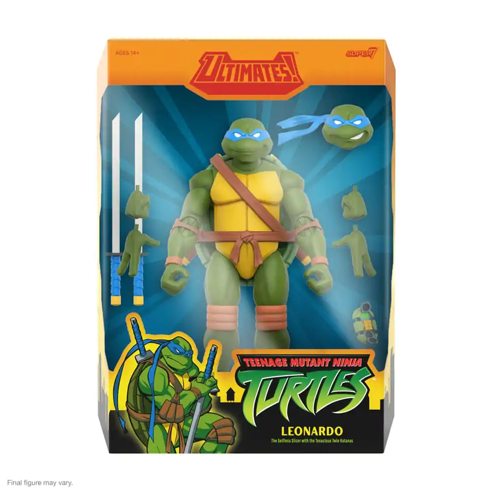 Teenage Mutant Ninja Turtles Ultimates Wave 12 Leonardo akciófigura 18 cm termékfotó