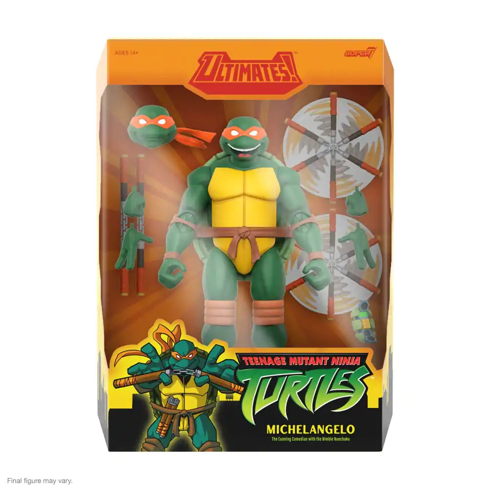 Teenage Mutant Ninja Turtles Ultimates Wave 12 Michelangelo akciófigura 18 cm termékfotó