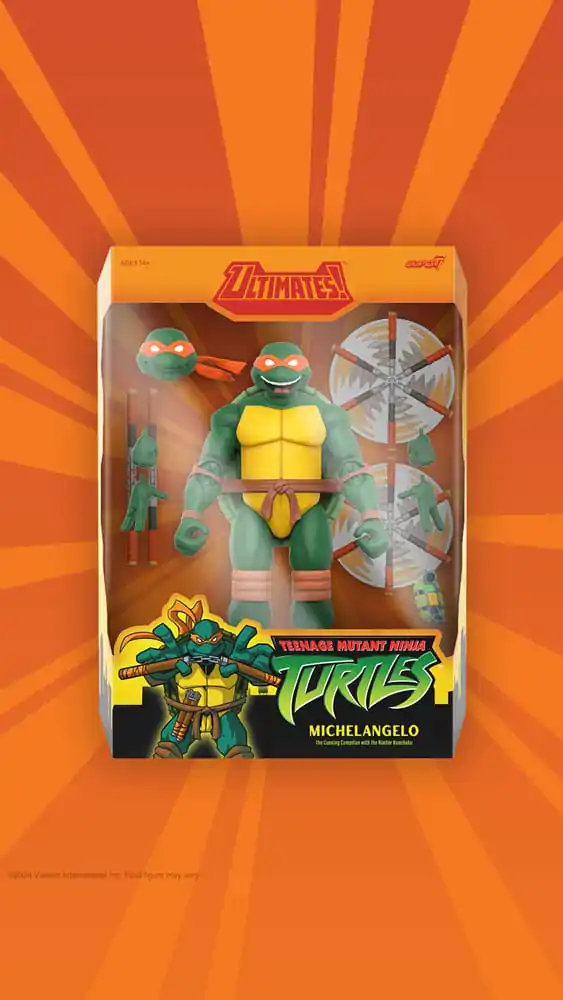 Teenage Mutant Ninja Turtles Ultimates Wave 12 Michelangelo akciófigura 18 cm termékfotó