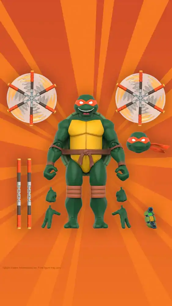 Teenage Mutant Ninja Turtles Ultimates Wave 12 Michelangelo akciófigura 18 cm termékfotó