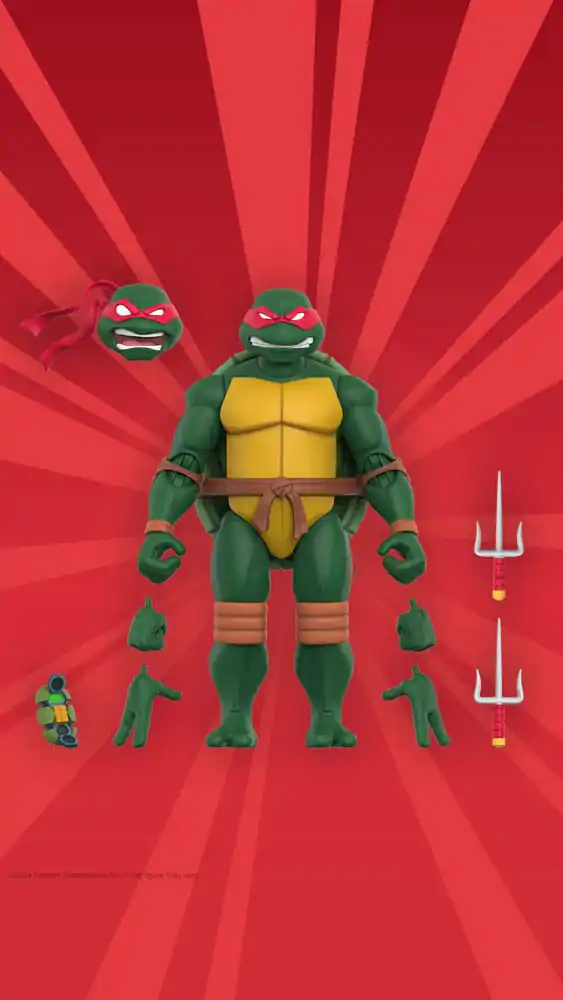 Teenage Mutant Ninja Turtles Ultimates Wave 12 Raphael akciófigura 18 cm termékfotó