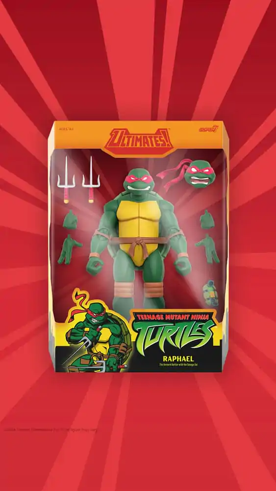 Teenage Mutant Ninja Turtles Ultimates Wave 12 Raphael akciófigura 18 cm termékfotó