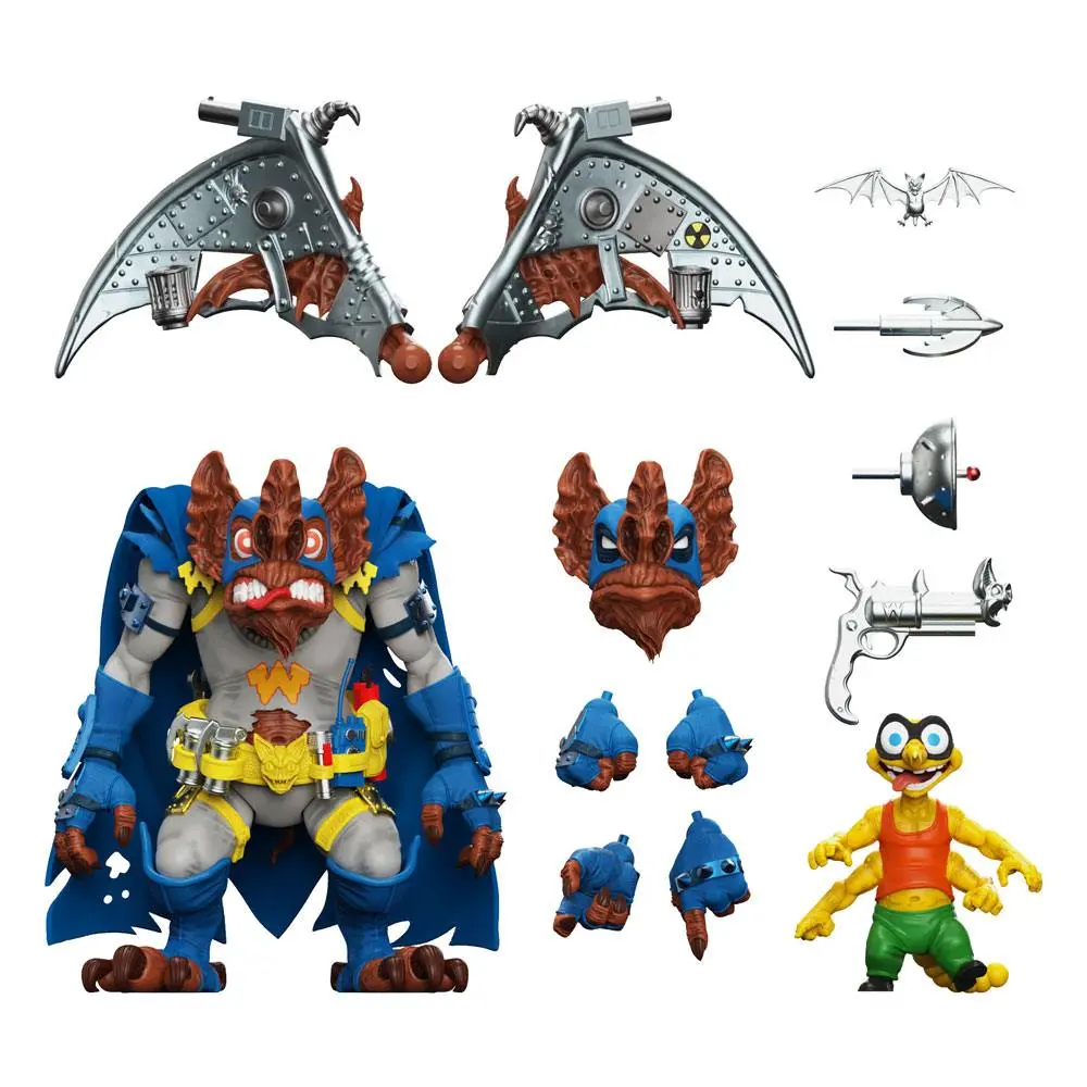 Teenage Mutant Ninja Turtles Ultimates Action Figure Wingnut & Screwloose 18 cm termékfotó