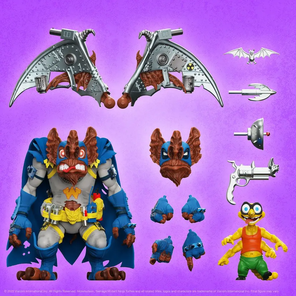 Teenage Mutant Ninja Turtles Ultimates Action Figure Wingnut & Screwloose 18 cm termékfotó