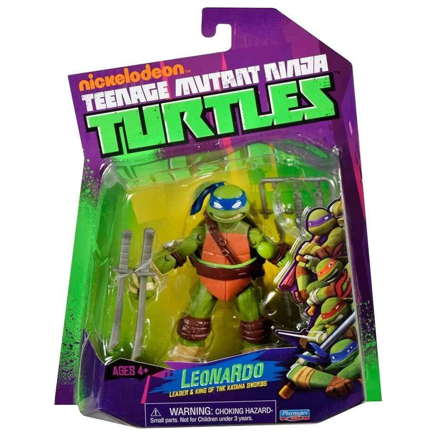 Teenage Mutant Ninja Turtles World of TMNT Leonardo akciófigura 11 cm termékfotó