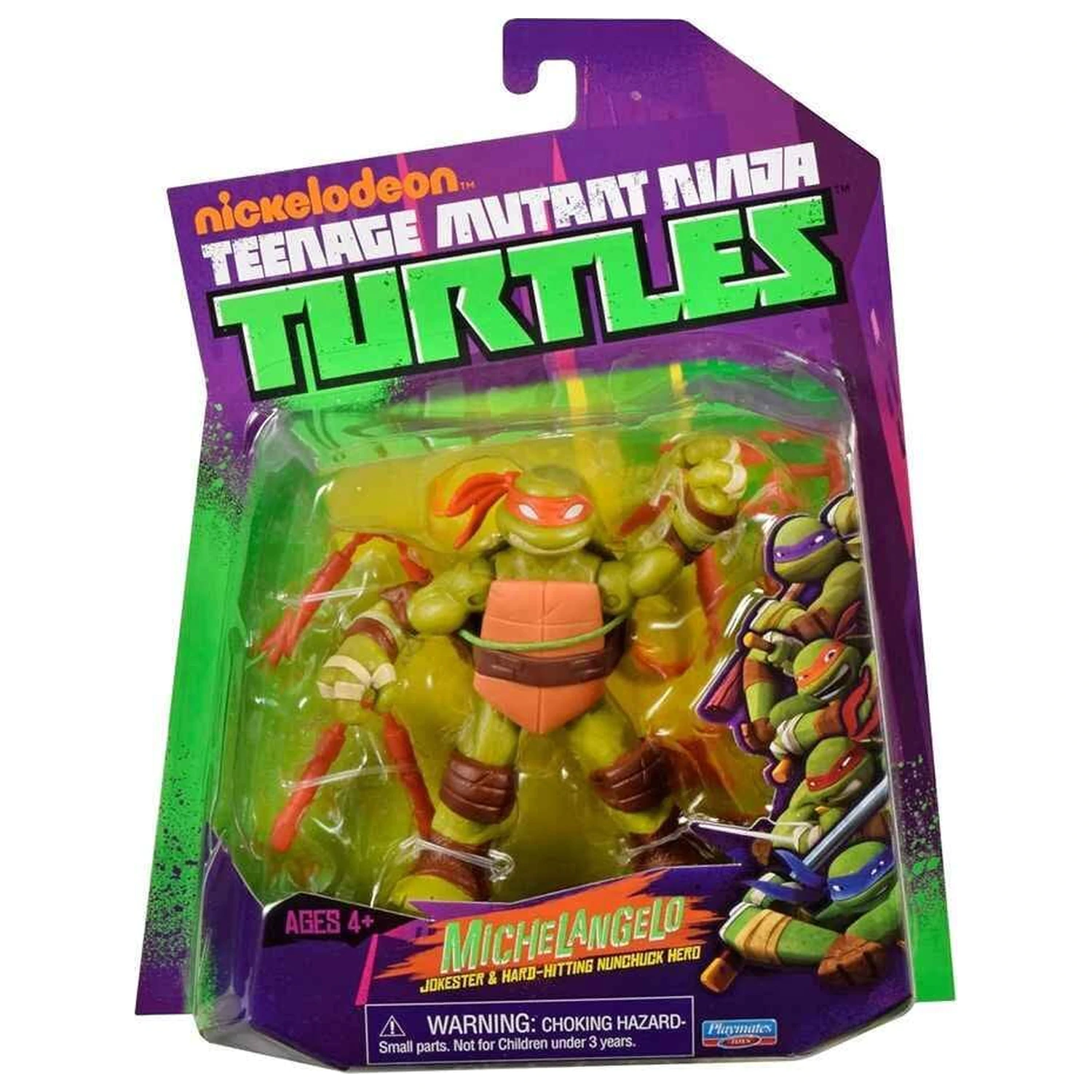 Teenage Mutant Ninja Turtles World of TMNT Michelangelo akciófigura 11 cm termékfotó
