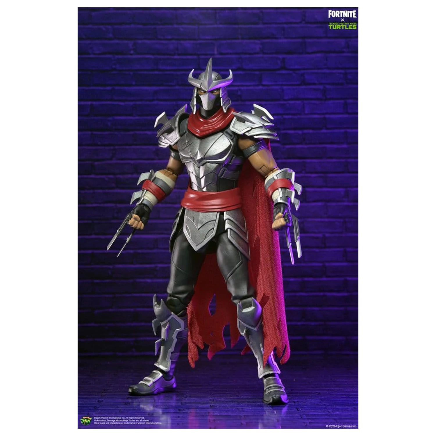 Teenage Mutant Ninja Turtles x Fortnite Shredder akciófigura 18 cm termékfotó