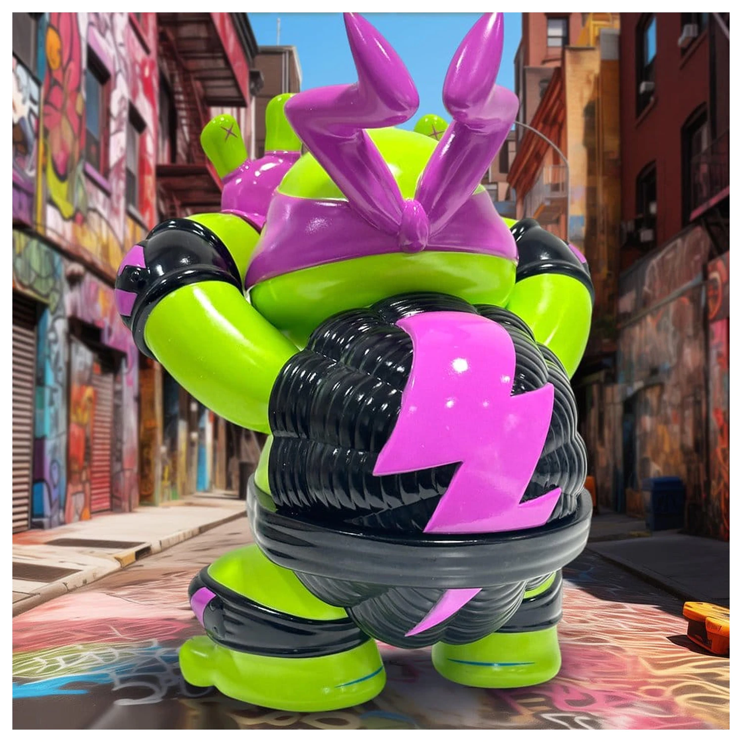 Teenage Mutant Ninja Turtles x Grape Brain Vinyl figura Donatello 24 cm termékfotó