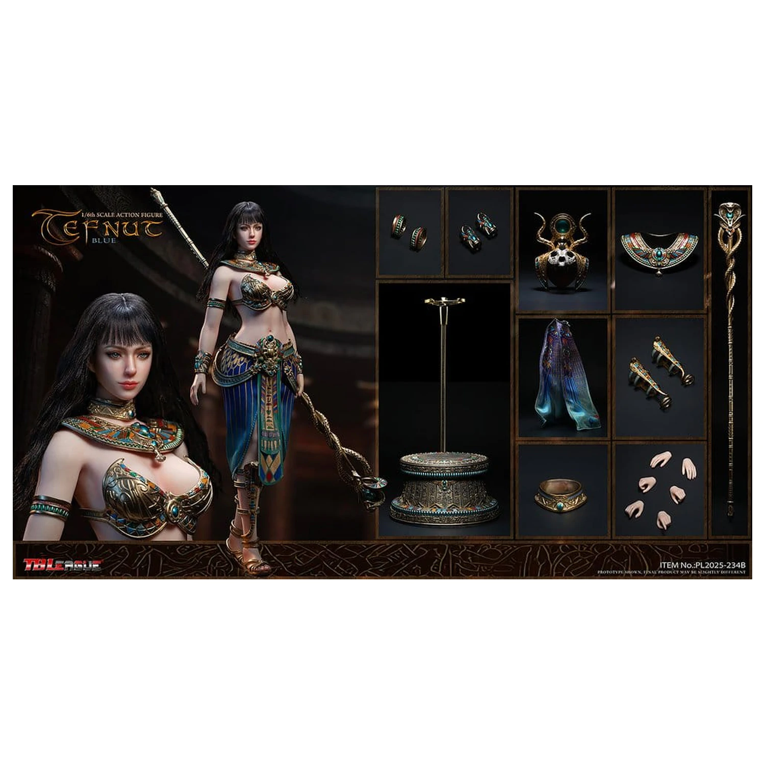 Tefnut akciófigura 1/6 Blue Edition 30 cm termékfotó