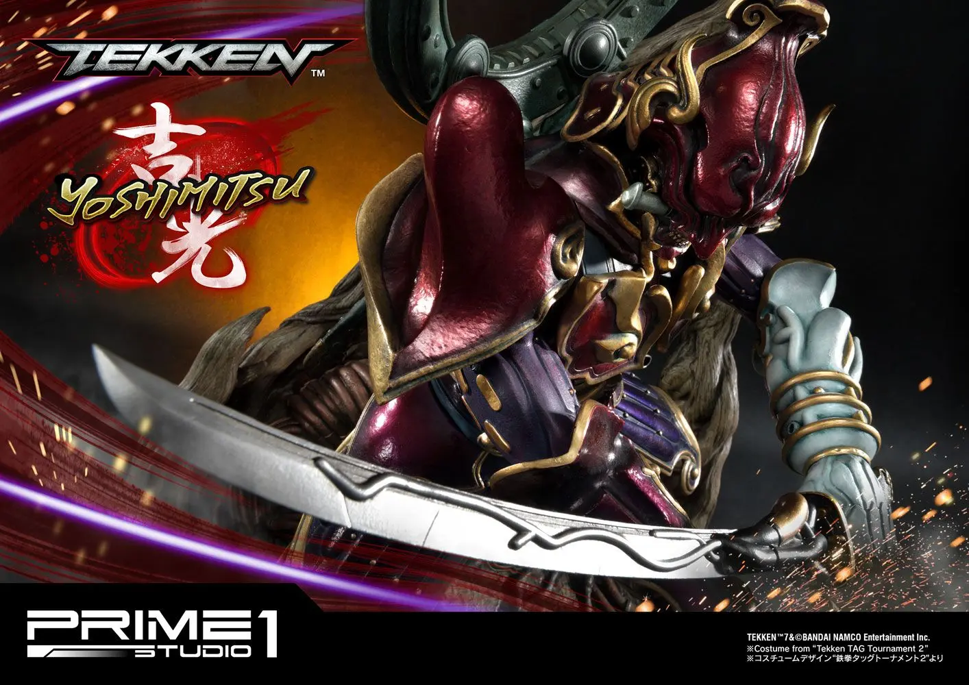 Tekken Statue 1/4 Yoshimitsu 70 cm termékfotó