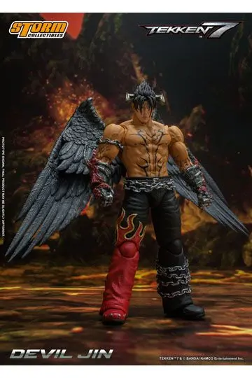 Tekken 7 1/12 Devil Jin akciófigura 18 cm termékfotó