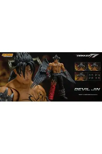 Tekken 7 1/12 Devil Jin akciófigura 18 cm termékfotó
