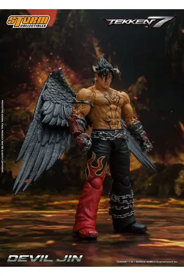 Tekken 7 1/12 Devil Jin akciófigura 18 cm termékfotó