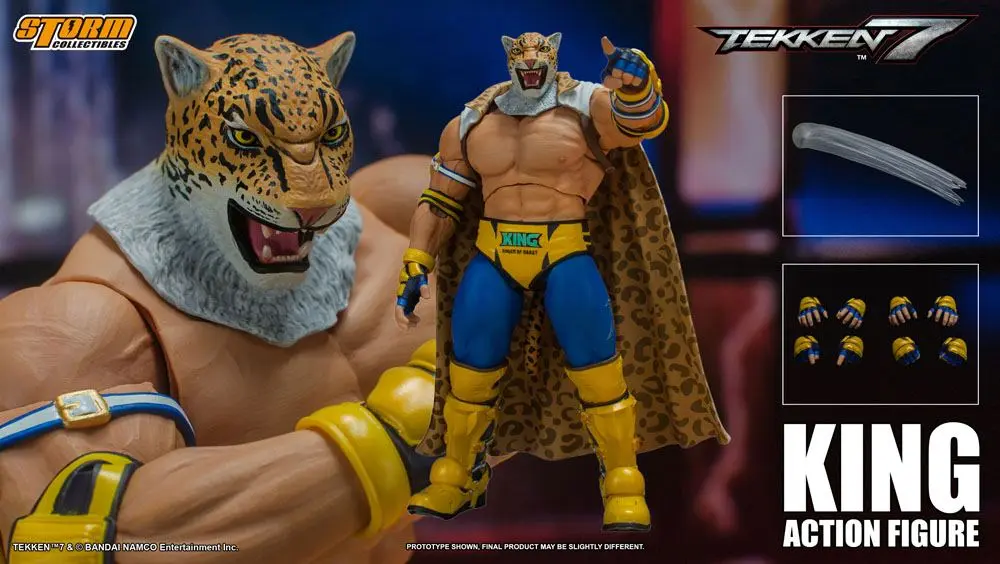 Tekken 7 1/12 King akciófigura 18 cm termékfotó