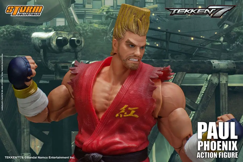 Tekken 7 1/12 Paul Phoenix akciófigura 18 cm termékfotó