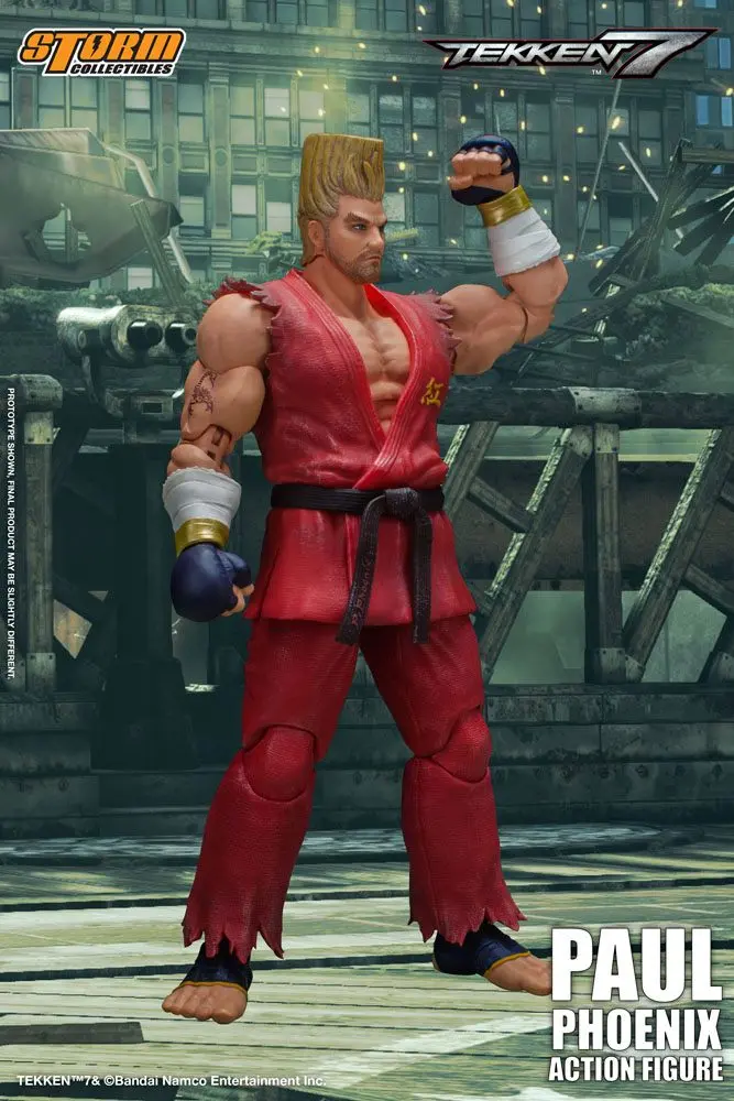 Tekken 7 1/12 Paul Phoenix akciófigura 18 cm termékfotó