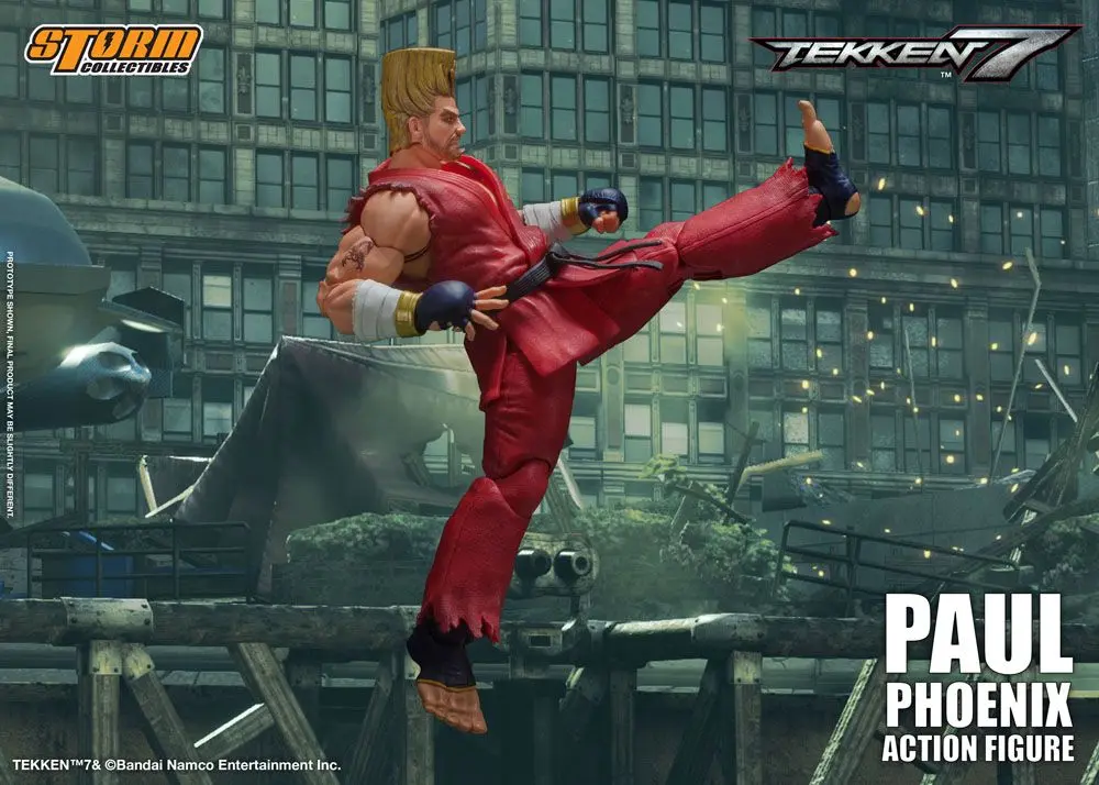 Tekken 7 1/12 Paul Phoenix akciófigura 18 cm termékfotó
