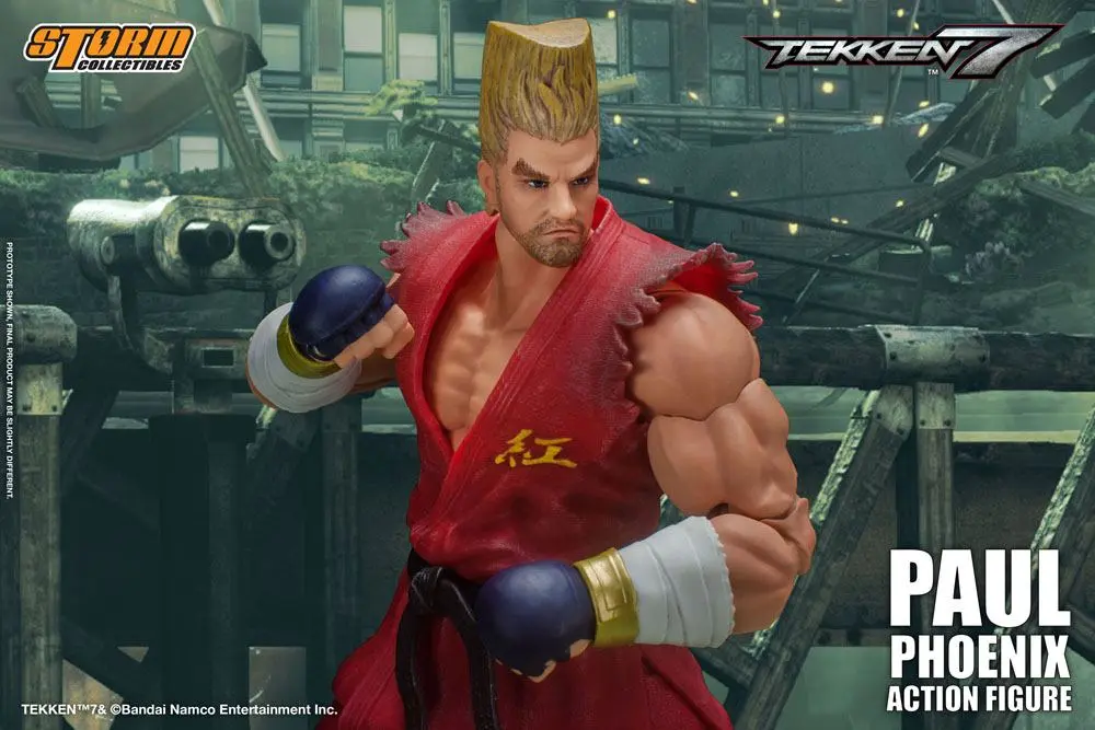 Tekken 7 1/12 Paul Phoenix akciófigura 18 cm termékfotó