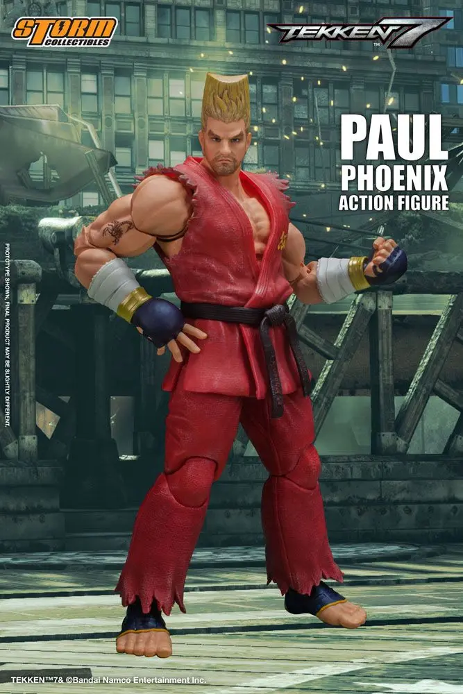 Tekken 7 1/12 Paul Phoenix akciófigura 18 cm termékfotó