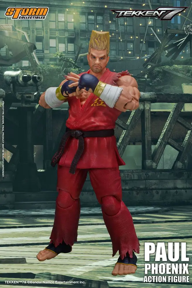 Tekken 7 1/12 Paul Phoenix akciófigura 18 cm termékfotó