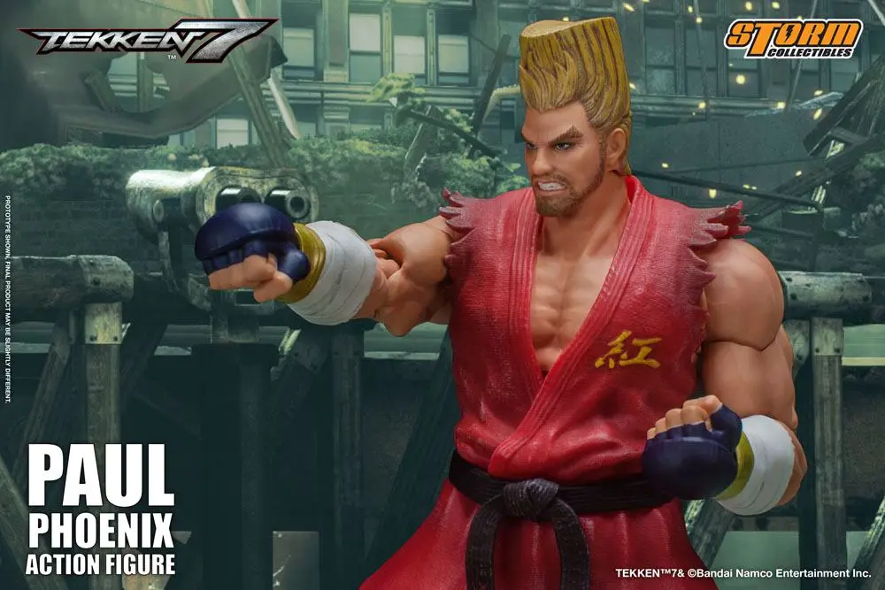 Tekken 7 1/12 Paul Phoenix akciófigura 18 cm termékfotó