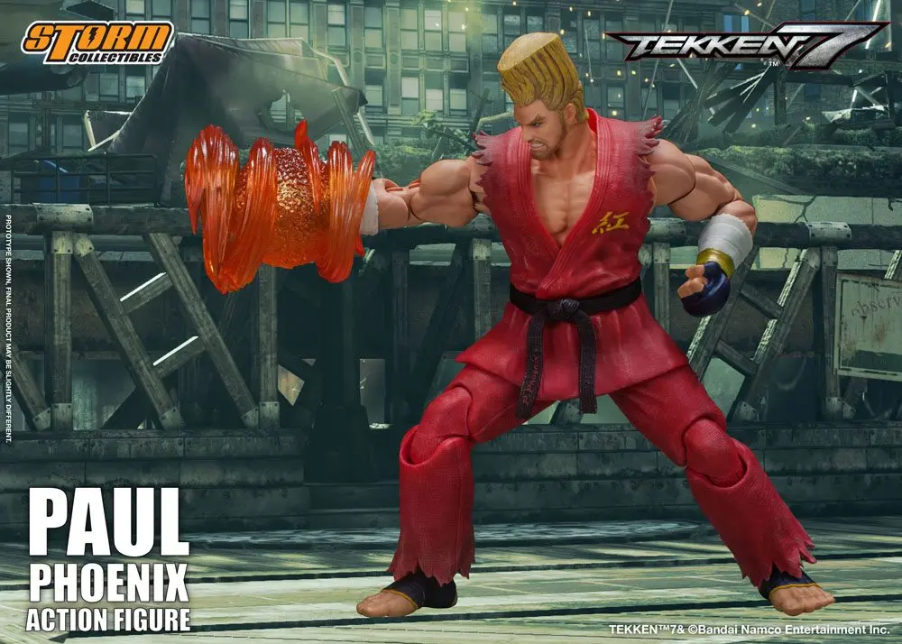 Tekken 7 1/12 Paul Phoenix akciófigura 18 cm termékfotó
