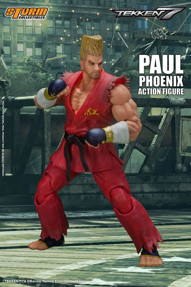 Tekken 7 1/12 Paul Phoenix akciófigura 18 cm termékfotó