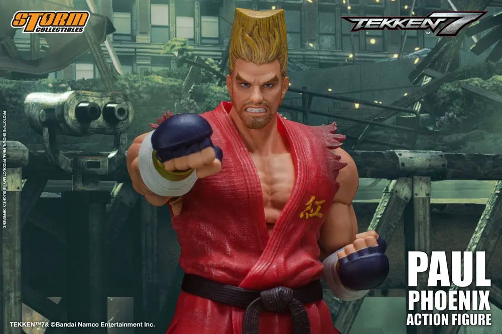Tekken 7 1/12 Paul Phoenix akciófigura 18 cm termékfotó