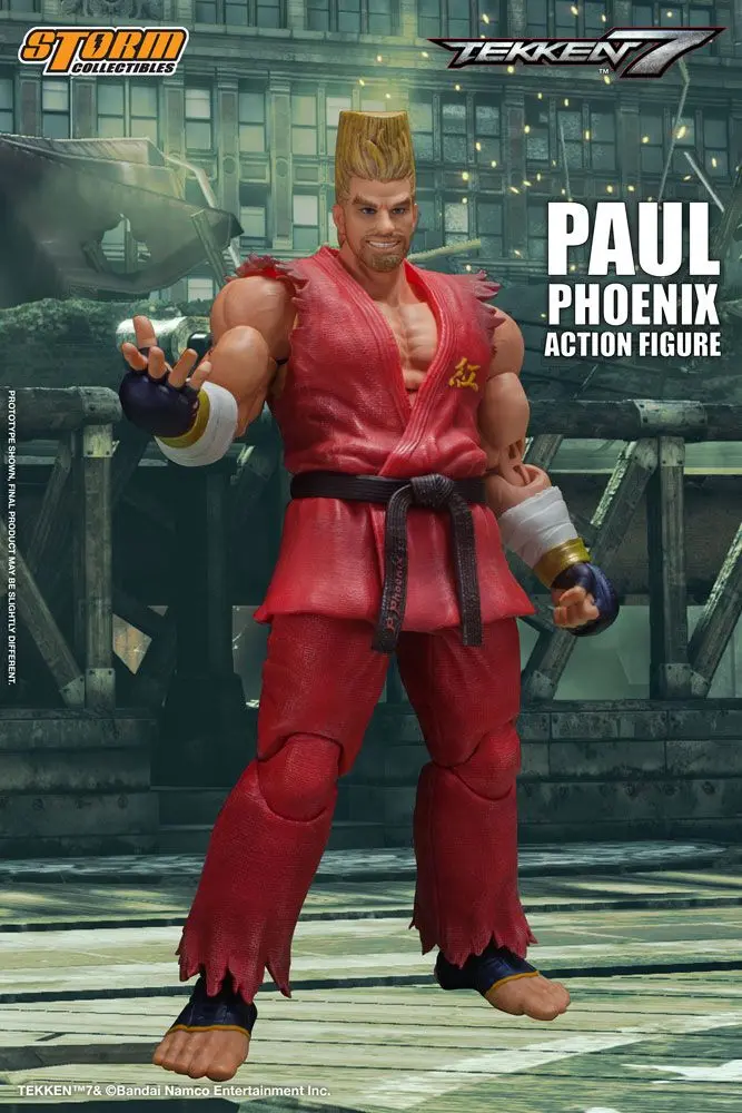 Tekken 7 1/12 Paul Phoenix akciófigura 18 cm termékfotó