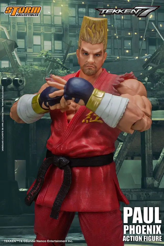 Tekken 7 1/12 Paul Phoenix akciófigura 18 cm termékfotó