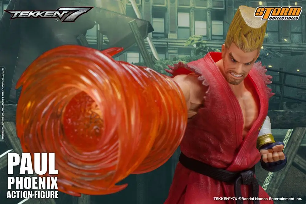 Tekken 7 1/12 Paul Phoenix akciófigura 18 cm termékfotó