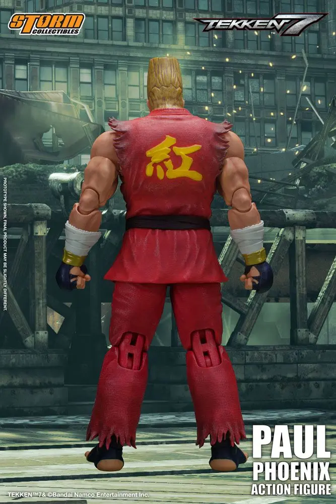 Tekken 7 1/12 Paul Phoenix akciófigura 18 cm termékfotó