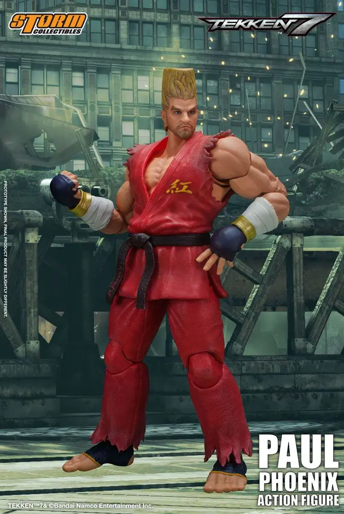 Tekken 7 1/12 Paul Phoenix akciófigura 18 cm termékfotó
