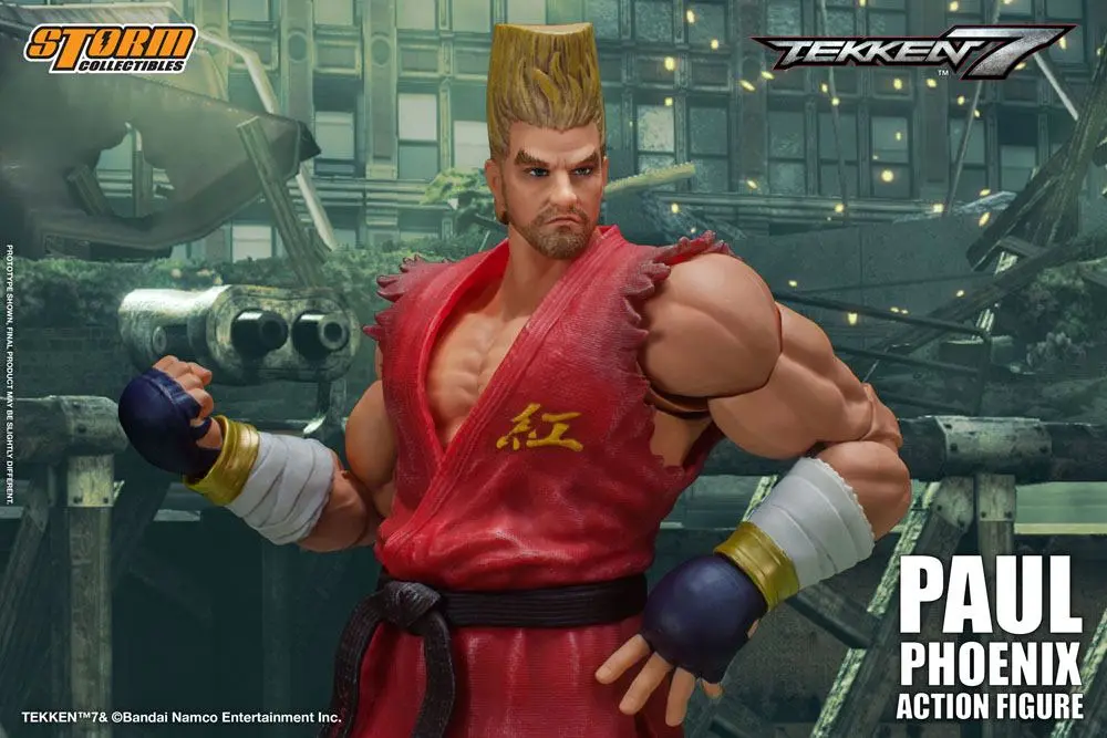 Tekken 7 1/12 Paul Phoenix akciófigura 18 cm termékfotó