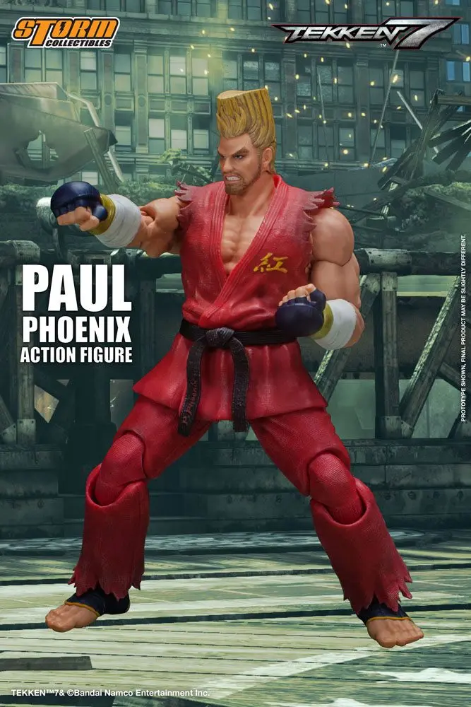 Tekken 7 1/12 Paul Phoenix akciófigura 18 cm termékfotó