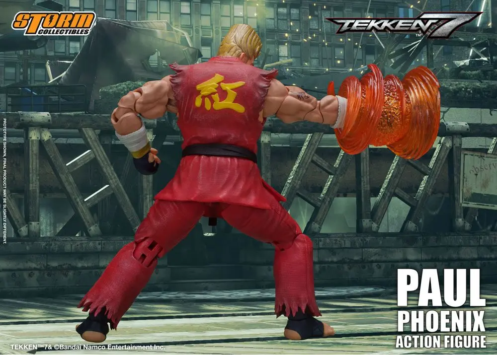 Tekken 7 1/12 Paul Phoenix akciófigura 18 cm termékfotó