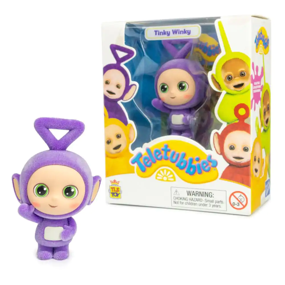 Teletubbies Cheebee Tinky Winky Flocked Mini figura 6 cm termékfotó