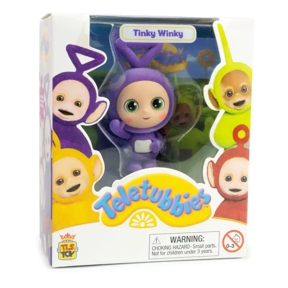 Teletubbies Cheebee Tinky Winky Flocked Mini figura 6 cm termékfotó