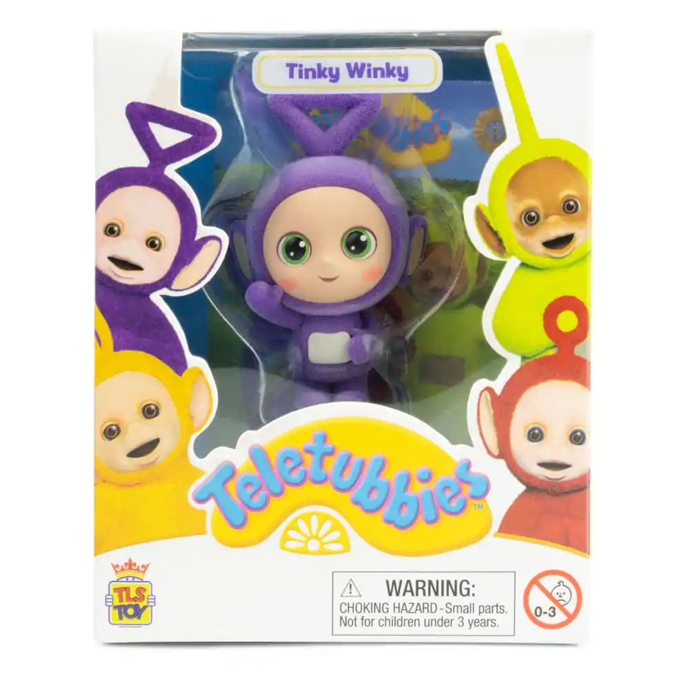 Teletubbies Cheebee Tinky Winky Flocked Mini figura 6 cm termékfotó