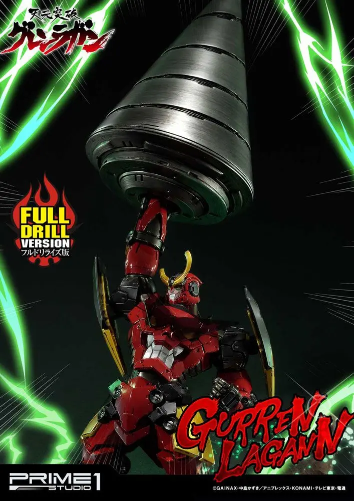 Tengen Toppa Gurren Lagann Gurren Lagann Full Drill Version szobor figura 102 cm termékfotó