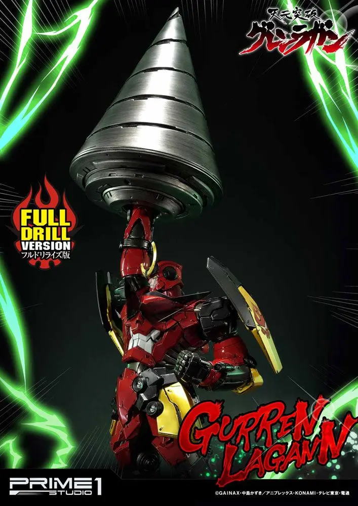 Tengen Toppa Gurren Lagann Gurren Lagann Full Drill Version szobor figura 102 cm termékfotó