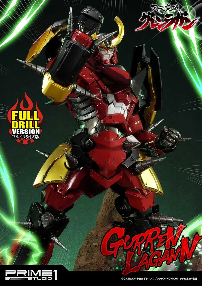 Tengen Toppa Gurren Lagann Gurren Lagann Full Drill Version szobor figura 102 cm termékfotó
