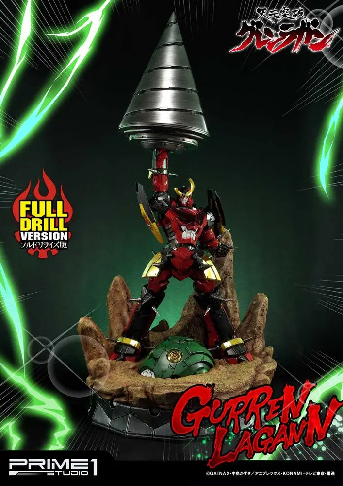 Tengen Toppa Gurren Lagann Gurren Lagann Full Drill Version szobor figura 102 cm termékfotó