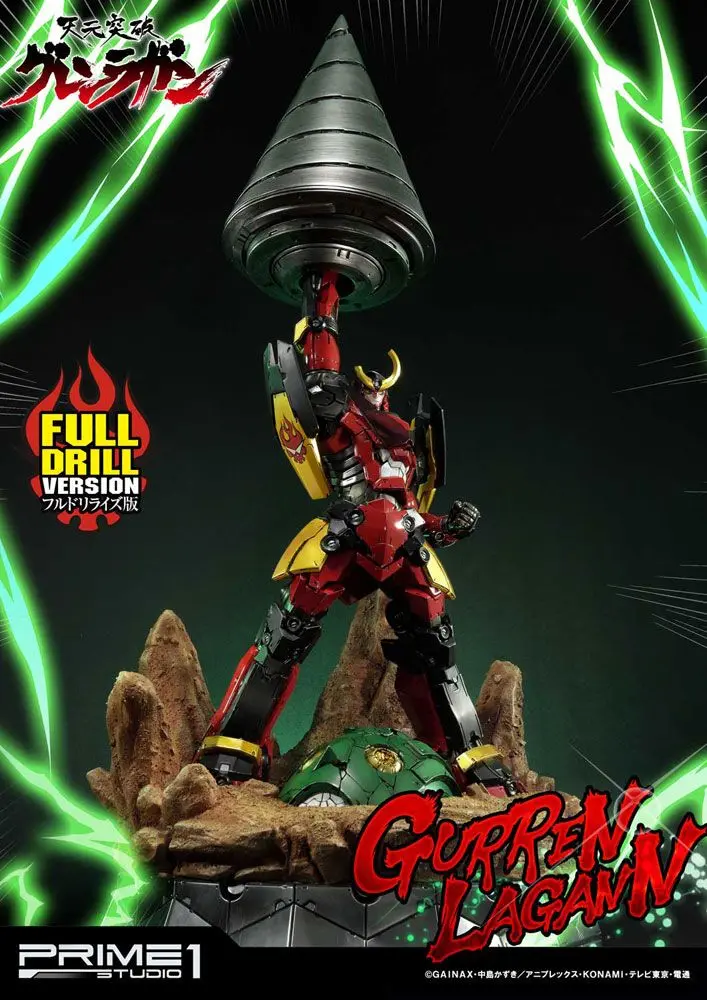 Tengen Toppa Gurren Lagann Gurren Lagann Full Drill Version szobor figura 102 cm termékfotó