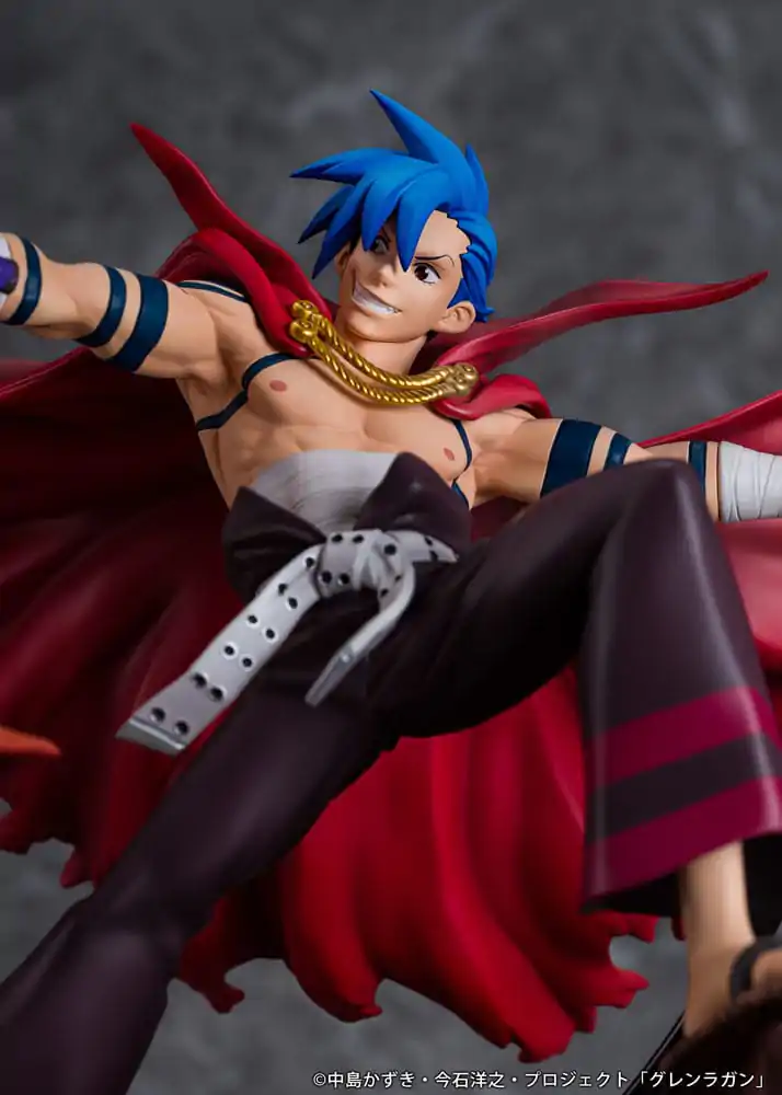 Tengen Toppa Gurren Lagann Kamina &amp; Gurren PVC szobor figura 27 cm termékfotó