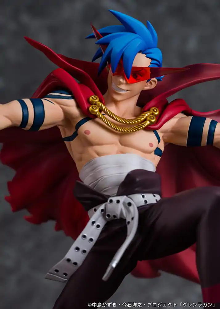 Tengen Toppa Gurren Lagann Kamina &amp; Gurren PVC szobor figura 27 cm termékfotó